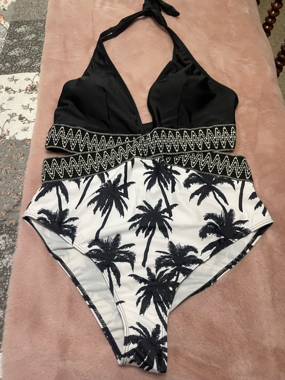 Women’s One Piece Tropical Swimsuit